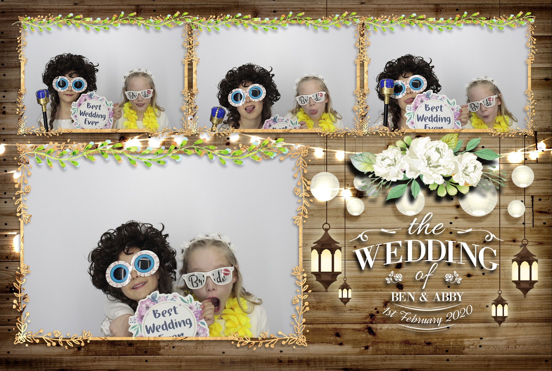 Ben & Abby’s Wedding  | View more photos from the event at gallery.myphotoboothexperience.co.uk/u/MyPhotoBoothExperienceLtd/Ben-Abby’s-Wedding